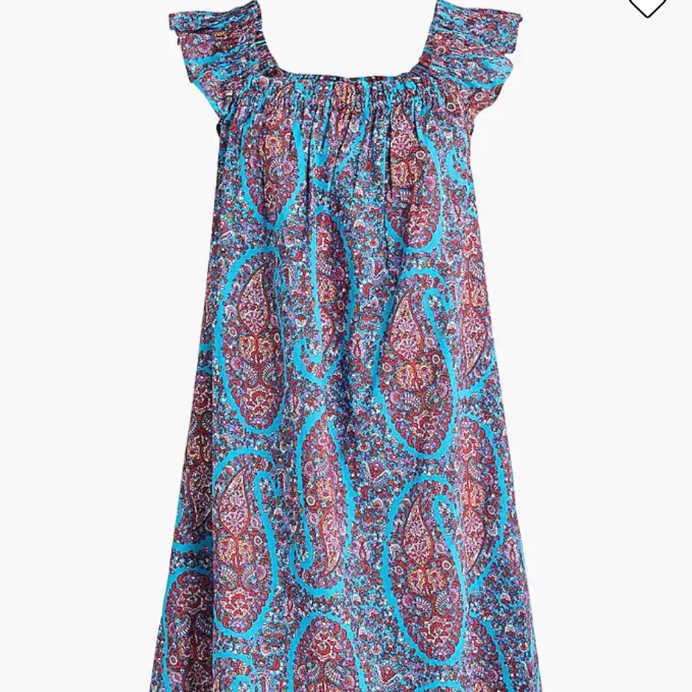 J crew flutter-sleeved mini dress